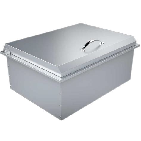 ice box stainless steel|stainless steel drop in box.